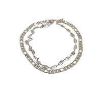 Edelstahlkette URBAN CLASSICS "Urban Classics Unisex Layering Basic Necklace", silber, Halsketten, Damen, onesize, Eisen, Edelstahlkette (21506066-0) silber