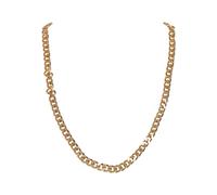 Edelstahlkette URBAN CLASSICS "Urban Classics Unisex Long Basic Necklace", gold, Halsketten, Damen, onesize, Eisen, Edelstahlkette (10290141-0) gold