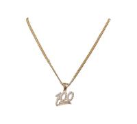 Edelstahlkette URBAN CLASSICS "Urban Classics Unisex One Hundred Diamond Necklace", gold, Halsketten, Damen, onesize, Zink, Edelstahlkette (29616325-0) gold