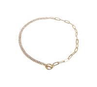 Edelstahlkette URBAN CLASSICS "Urban Classics Unisex Venus Various Flashy Chain Necklace", gold, Halsketten, Herren, onesize, Eisen, Edelstahlkette (74386514-0) gold