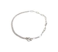 Edelstahlkette URBAN CLASSICS "Urban Classics Unisex Venus Various Flashy Chain Necklace", silber, Halsketten, Herren, onesize, Eisen, Edelstahlkette (35818106-0) silber