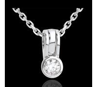 Edenly Anhänger Karabiner in Weissgold - 0.21 Karat