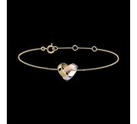 Edenly Armband Origami Herz in 750er Weiß-, Gelb- und Roségold