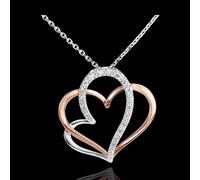 Edenly Collier Meine Liebe - Weiß- und Roségold - Diamant