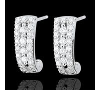 Edenly Creolen Schicksal - Medici - Diamant und Weißgold - 9 Karat