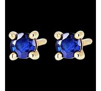 Edenly Halskette Paradiesvogel - Saphir-Solitär - Gelbgold, 9 Karat