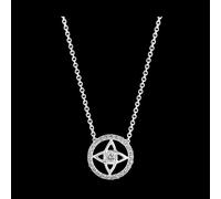 Edenly Halskette Schicksal - Thea - 9 Karat Weißgold und Diamanten