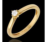 Edenly Klassischer Solitär Allure in Gelbgold