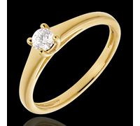 Edenly Klassischer Solitär in Gelbgold