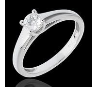 Edenly Klassischer Solitär in Weissgold - 0.34 Karat