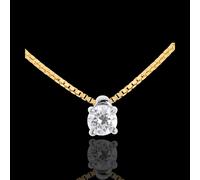 Edenly Labor Diamanten Collier Solitär in Gelbgold - 0.21 Karat