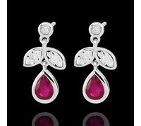 Edenly Ohrhänger Hesmé - Rubin und Diamanten