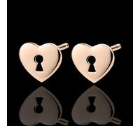Edenly Ohrringe Kostbares Geheimnis - Herz - Roségold