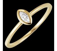 Edenly Ring Fraîcheur - Marquise - 18 Karat Gelbgold mit Diamant