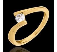 Edenly Solitär Kostbarer Kokon - Apostroph - Gelbgold - Diamant 0.25 Karat - 1