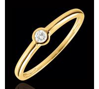 Edenly Solitär Ring Mein Diamant - Gelbgold - 0.08 Karat - 9 Karat