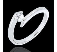 Edenly Solitär-Ring Prinzessin Sterntaler in Weißgold