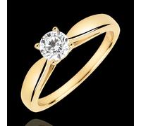 Edenly Solitaire rosé - Diamant 0.4 Karat - Gelbgold 9 Karat