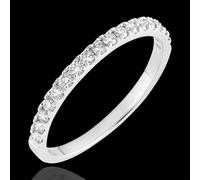 Edenly Trauring Bettina - 750er Weißgold und Diamanten