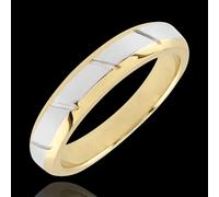 Edenly Trauring Magnus Gelbgold und Weißgold