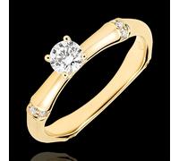 Edenly Verlobungsring Heiliger Urwald - 0.2 Karat Diamant - 9 Karat Gelbgold