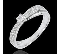 Edenly Verlobungsring Schicksal - Diaphan - Diamant 0.1 Karat - 18 Karat
