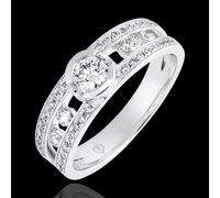Edenly Verlobungsring Schicksal - Philipine - 750er Weißgold und Diamanten