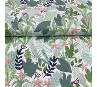 EDGEAM Baumwollstoff Meterware 160 cm breit - Stoffe zum Nähen (50cm, 100cm, 200cm) - Handwerken Nähen Stoff - Dekostoff - Nähmaterial (Grün 06#, 100x160cm)