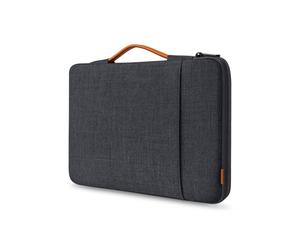 EdgeKeeper 360° Rundumschutz Laptoptasche für 13-16 Zoll Laptops, MacBook Pro, MacBook Air, LB02006/B1 - Schwarzgrau / 13 Zoll