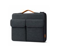 EdgeKeeper 360° Rundumschutz Laptoptasche für 13 Zoll MacBook Air/Pro M2/M1 2022-2012, LB02011 - Schwarzgrau / 13.3 Zoll