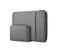 EdgeKeeper 360° Rundumschutz Laptoptasche Hülle 13-16 Zoll mit Zubehörtasche, LB01006/S1 - Grau / 14 Zoll