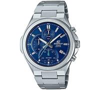 CASIO Herren Analoguhr 'EDIFICE' silber / blau, Größe One Size, 8461360 Silber / Blau One Size