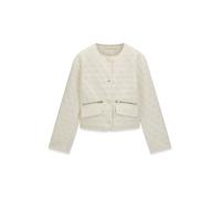 EDITH CROP LOGO QUILT JKT M