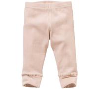 Edle Ripp Leggings blassrosa 98