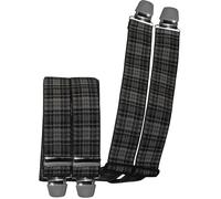 Edler Hosenträger kariert braun, 120 cm