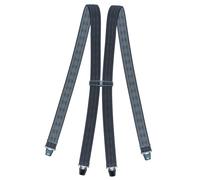 Edler Hosenträger mit feinen Streifen in 3 Farben! dunkelgrau