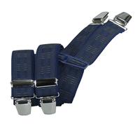 Edler Hosenträger mit feinen Streifen in 3 Farben! marine