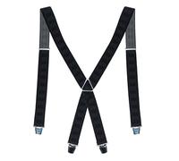 Edler Hosenträger mit Nadelstreifen Muster schwarz, 130 cm