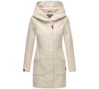 Edler Mantel in Wollmantel-Optik mit Kapuze "Maikoo" Off White S