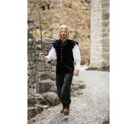 Edler Samt-Wams Schwarz ""Pierre""