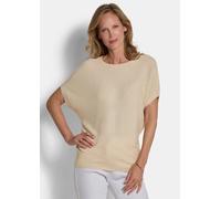 Edler Strickpullover mit Glanzgarn weiß 22/23