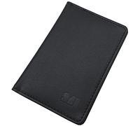 EDLES LEDER KREDITKARTENETUI KARTENETUI VISITENKARTENETUI SCHECKKARTENETUI KARTENMÄPPCHEN KREDITKARTENMÄPPCHEN MJ-DESIGN-GERMANY IN BRAUN, ROT ODER SCHWARZ, Schwarz, One Size