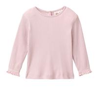 Edles Ripp Langarmshirt malve 86/92