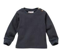 Edles Ripp Langarmshirt nachtblau 62/68