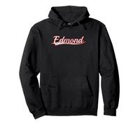 Edmond Oklahoma OK Hometown Vintage Varsity Distressed Pullover Hoodie