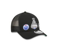 Edmonton Oilers New Era 1984 Stanley Cup Champions 9FORTY Trucker NHL Cap Schwarz - ONE SIZE