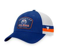 Edmonton Oilers NHL Fanatics Fundamental Trucker Cap Blau One Size Blau