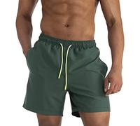 EDOTON Badehose Herren Lang, SchnellTrocknende, Leichte Badeshorts Herren wasserdichte Herren-Badeshorts mit Verstellbarem Bund und Taschen/Schwimmen/Surfen/Lässig