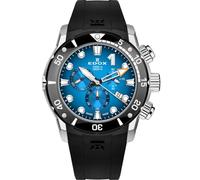 EDOX Analog 10242-TIN-BUIDN, Schwarz, Band