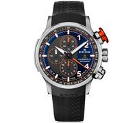 Edox Chronorally Chronograph Automatic 01129-TOCA-BUGO - Herren - 45 mm - Analog - Automatik - Saphirglas